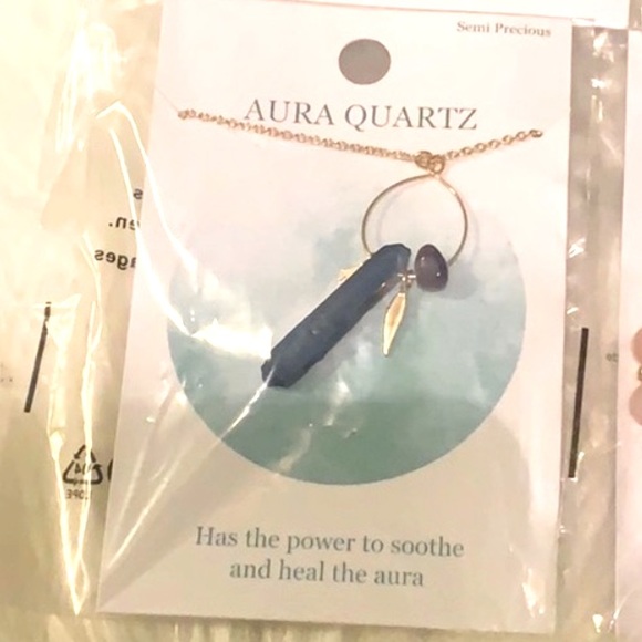 🛍 Aura quartz’s necklace - Picture 1 of 4